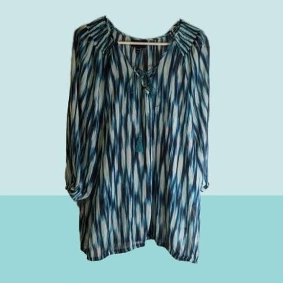 Lane Bryant 18/20 NWT 3/4 sleeve polyester top. Fall Office, travel. - Picture 1 of 1